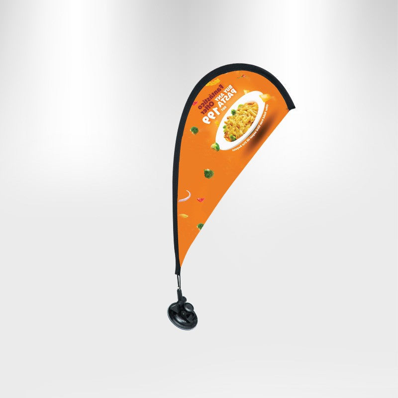 Suction Cup Flag Teardrop