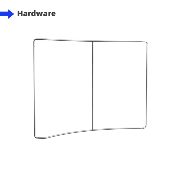 Curved Tension Fabric Display Frame